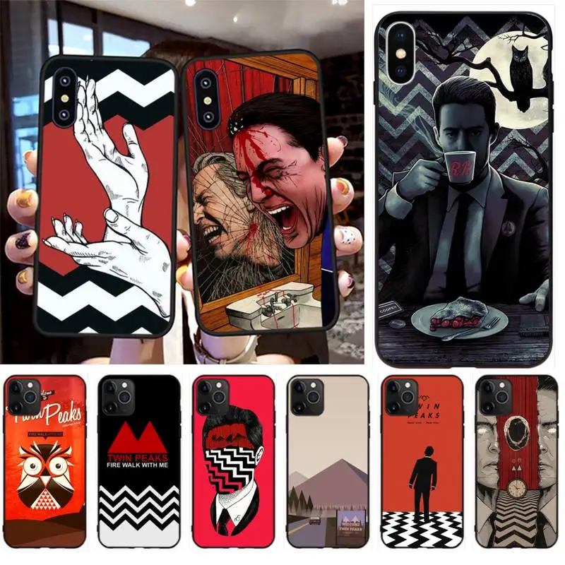 NBDRUICAI Twin пикс Fire Walk With Me чехол для телефона iPhone 11 pro XS MAX 8 7 6 6S Plus X 5S SE XR | Мобильные