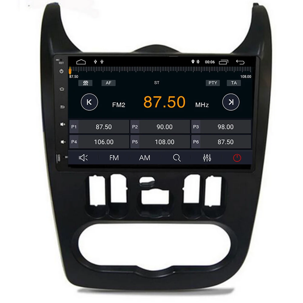 4G модем Android 10 9 дюймов Радио автомобильный GPS для Renault Logan I Sandero Lada Lergus Dacia Duster |