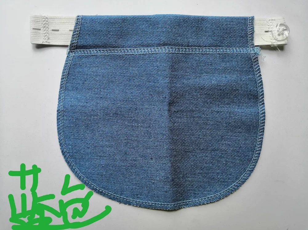 Модные Портативные 1 шт Кнопка Пояс брюки удлинитель пряжки для беременных самодельные Украшения Швейные принадлежности - Цвет: Light Blue