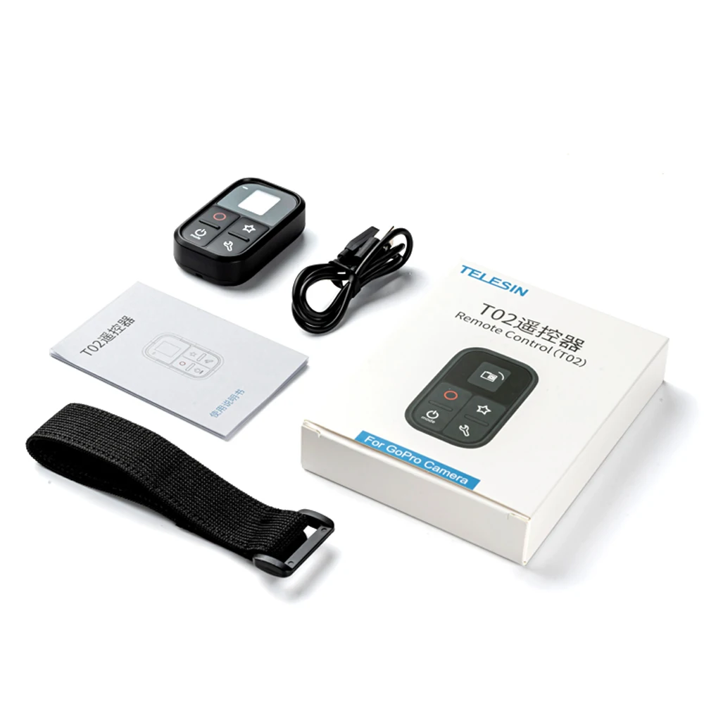 Умный пульт дистанционного управления TELESIN Wi Fi с ЖК экраном для GoPro Hero 8 7 6 5 Black 4 4/5