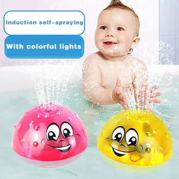 

Children Bathing Water Electric Induction Water Polo Baby Infant Swimming Male And Female Play Water Luminous Amphibious Toys