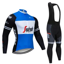 Весна Осень Коллекция черный Велоспорт Джерси с длинным рукавом для мужчин открытый гоночный треккинг велосипед Джерси ropa ciclismo набор