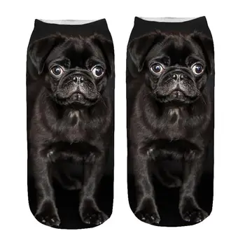 

3D Dogs Print 2019 New Design Women Socks Brand Sock Fashion Unisex Christmas Socks Meias Female Funny Femme Sock Drop Shipping