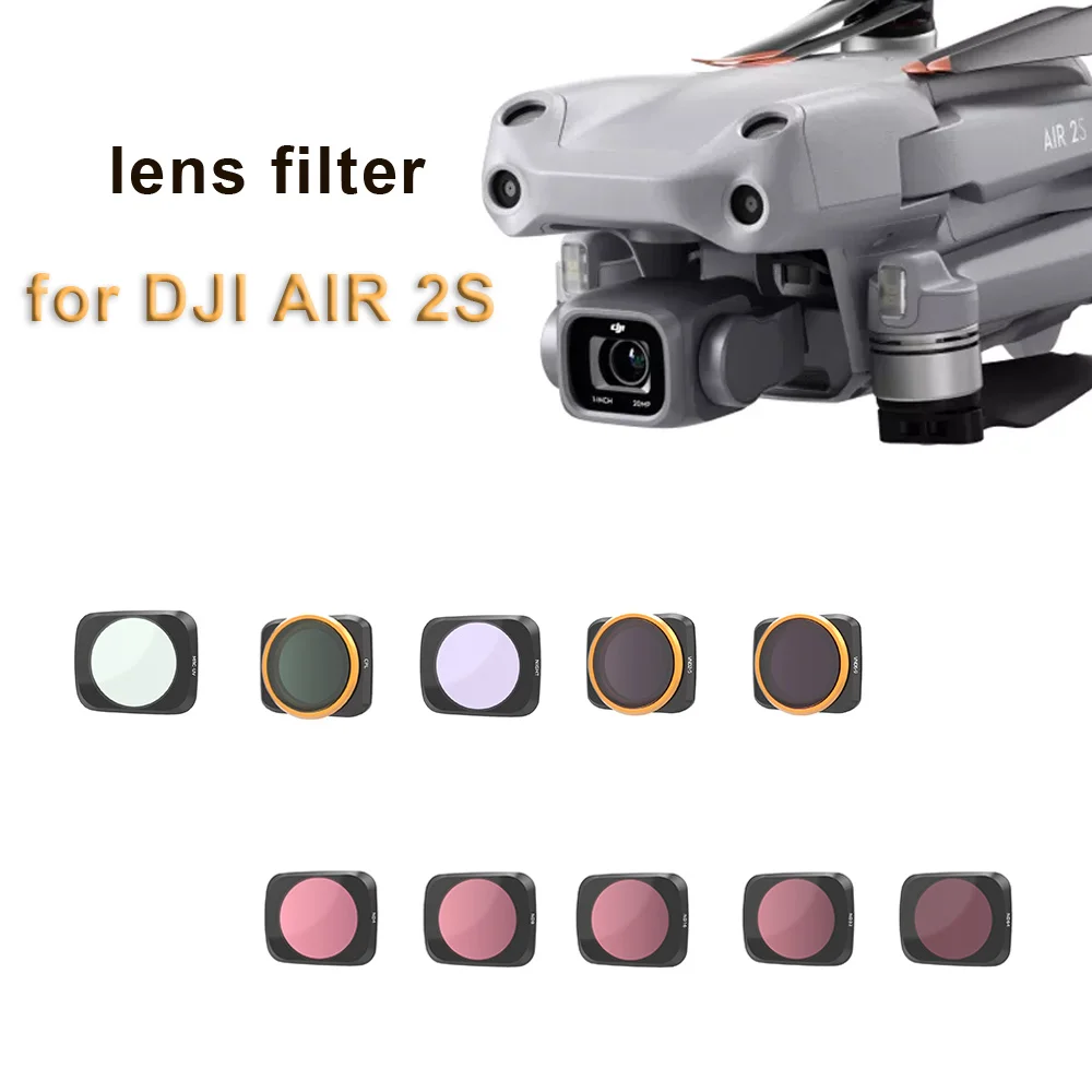

ND2-5 ND6-9 ND8PL ND16PL ND32PL ND64PL ночной фильтр для объектива DJI Air 2S фильтр для дрона аксессуары для объектива квадрокоптера