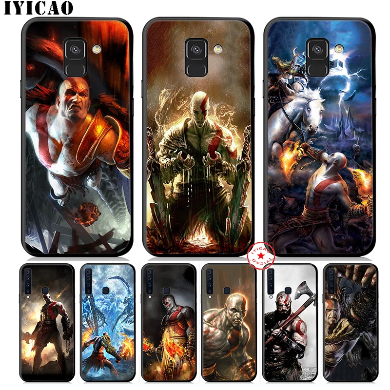 IYICAO God Of War Soft Phone Case for Samsung Galaxy A9 A8 A7 J6 A6 Plus 2018 A5 A3 2016 2017 Silicone Cover |