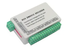 

DMX512 Decoder LED Controller DC5-24V 9 channel Dimmer Driver 9*3A WS-DMX-9CH