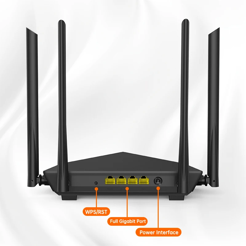 Беспроводной маршрутизатор GLC10 1200 Мбит/с Wifi ретранслятор 4 * 6dBi антенна с высоким