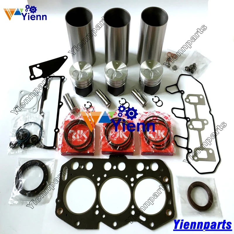 For Yanmar 3ym30 Overhaul Rebuild Kit Piston Ring Cylinder Liner Gasket