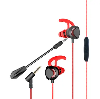

Gaming Headset with Microphone in Ear Bass Noise Cancelling Earphone G30 PC Professional Gaming Headphones Red Black Green Wired