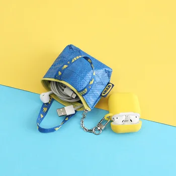 

Luxury Fashion INS Coin Purse Storag Ewallet Headphone Earphone Case For Apple 1 2 Airpods Accessories Cute silicone cover