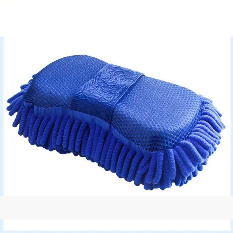 

Car Wash Gloves Cleaning Sponge High Quality Large Chenille Coral Velvet Sponge Block Cleaning Tools Car Washing Supplies