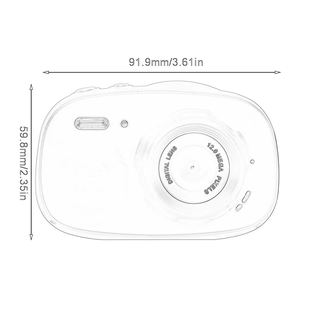 Мини Детская Милая камера Высокая производительность Ip68 водонепроницаемый высокое качество Mp3, Mp4 плеер многофункциональная съемка