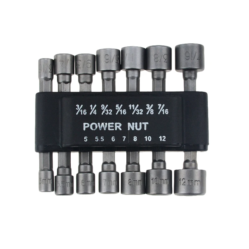 

14PCS Hex Handle Wrench Screwdriver Set Bit Set For Electric Screwdriver Hand Tools Power Nut Driver Set Socket Adapter