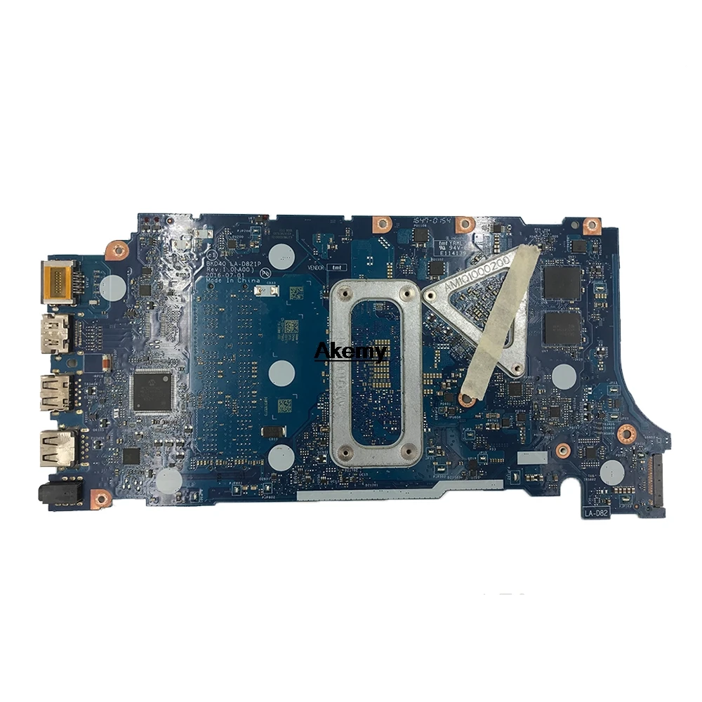 Akemy для Dell Inspiron 7460 7560 материнская плата для ноутбука i5-7200U процессор BKD40 LA-D821P протестированная Mianboard