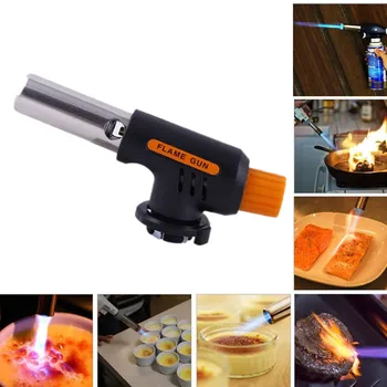 

Camping Better Gas Torch Welding Fire Maker Lighter Butane Burner Flame Flamethrower Butane Burner Wind Proof 5.13