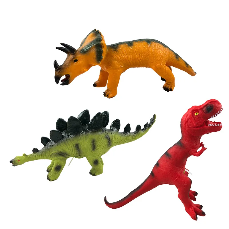 

Model Soft Silcone Large Size Dinosaur Toy Electric T-Rex Animal Model Oversized Vinyl Children Boy Toy