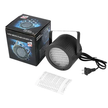 

Stage Par Light 86 LEDs DMX512 RGB Strobe Light Party Light for Disco Bar Show Pub KTV Party DJ Lights