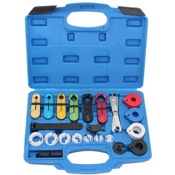 

22Pcs Quick Disconnect Tool for Fuel Line Disconnection,Transmission Oil Cooler Line-Air Conditioning Disconnect Tool