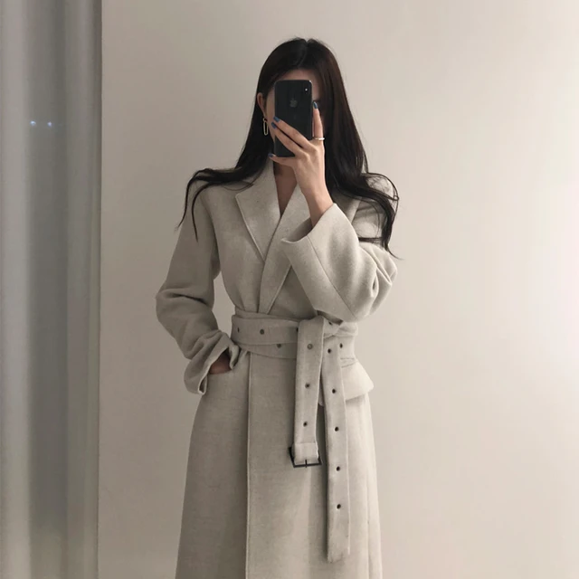 manteau femme hiver avec ceinture