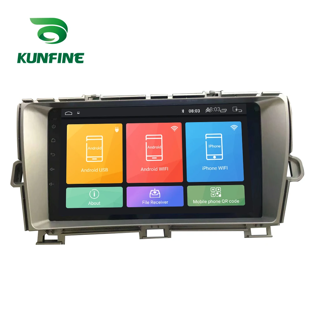 Восьмиядерный Android 10 0 автомобильный DVD GPS навигационный плеер Deckless стерео для Toyota