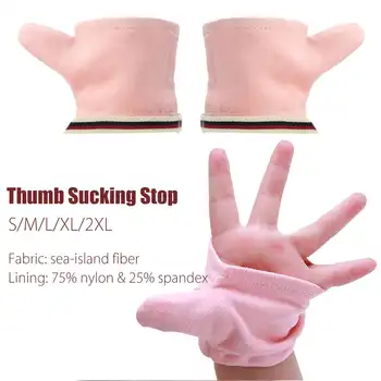 

Kids Baby Forefinger Thumb Sucking Stop Finger Guard Protect Pink For Giving Up Sucking Fingers