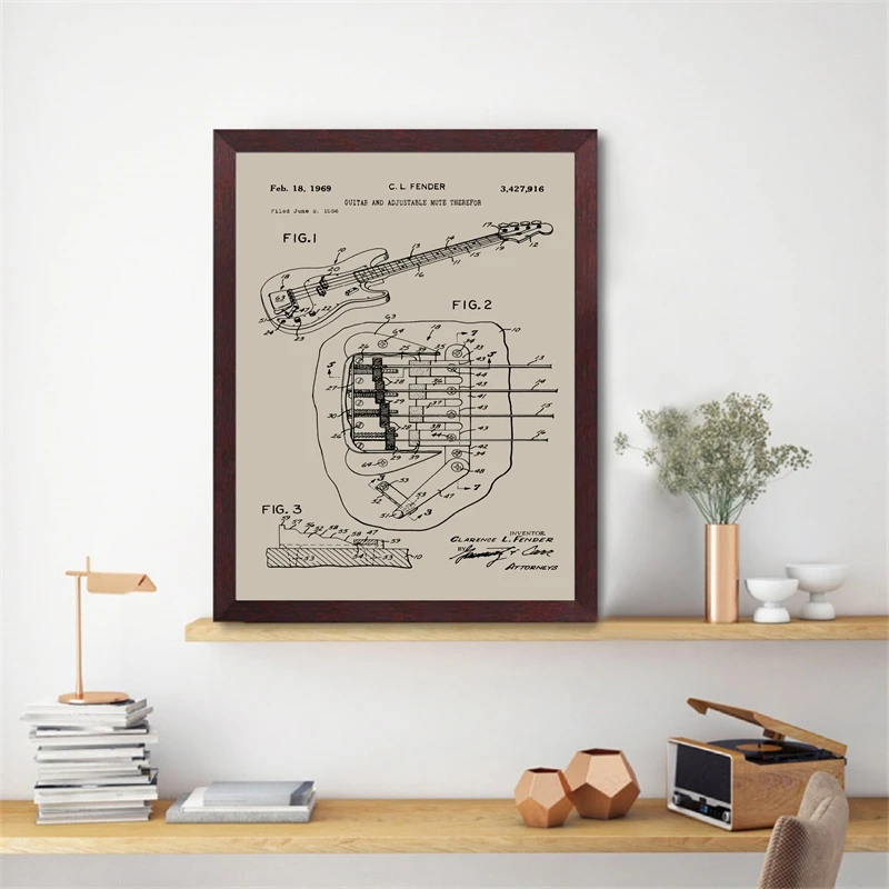 For-Fender-Bass-Guitar-Patent-Prints-Music-Posters-Guitar-Art-Blueprint-Canvas-Painting-Picture-Guitar-Lover (2)