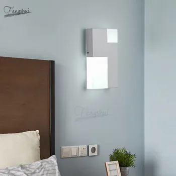 

Postmodern Creative LED Aisle Stairs Wall Lamp Fixtures Fashion Restaurant Sconces Bedroom Bedside Balcony Decor Light Luminaria