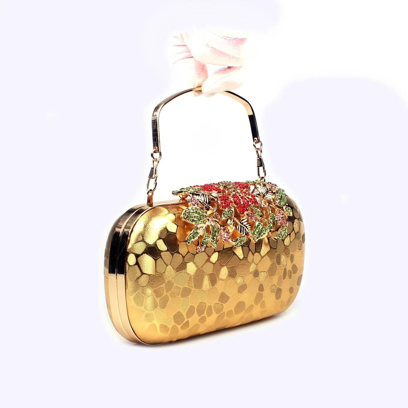 Роскошный чехол со сверкающим камнем шаблон PU вечерняя сумочка; BS010 для Для женщин горный хрусталь, дневной клатч, Сумочка через плечо на цепочке свадебные Кошелек вечерние сумки