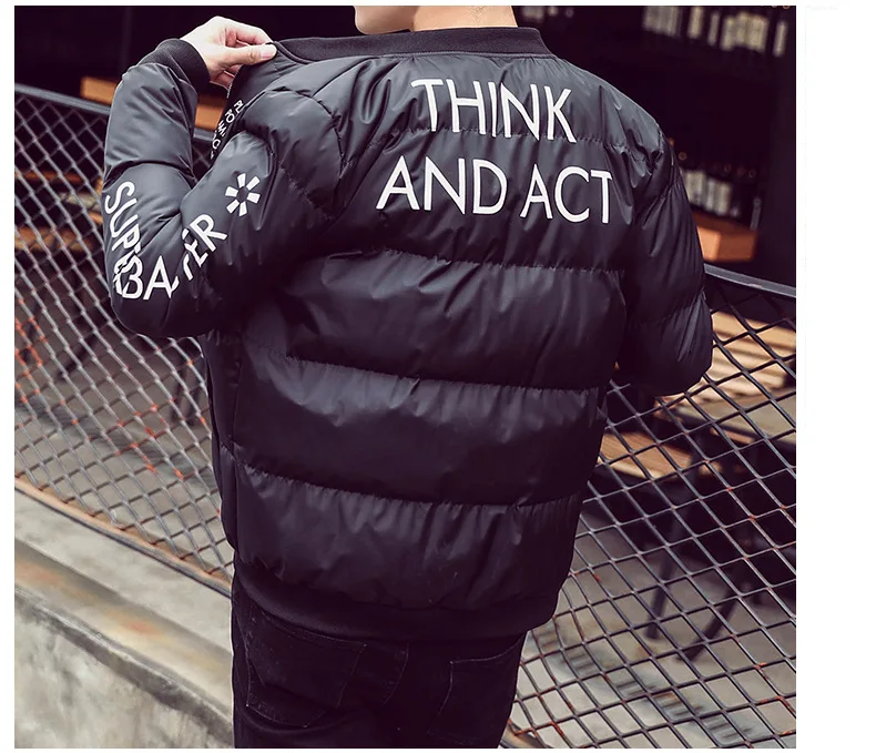 New Style down Coat Men Winter Cotton-padded Clothes Winter Japanese-style Versitile Fashion MEN'S Coat Cotton Coat Fashion