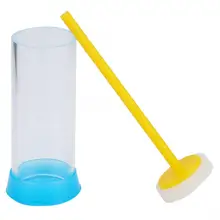 Plastic Queen Bee Marking Cage Marker Bottle With Push Rod Beekeeping Tool Queen Bee Marking Bottle