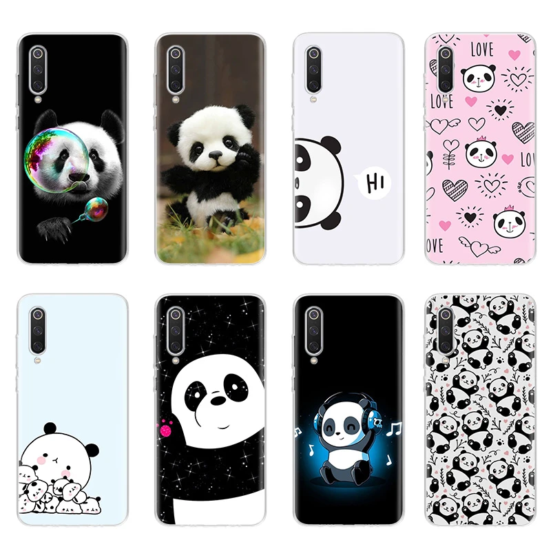 Cute Cartoon Panda Design Csae For Remi Note 5 7 8 9 Pro Cover Soft For Redmi 5 6 6A 7 7A Y3 8 9 9A 9C S2 Coque Mi K20 Pro Shell phone cases for xiaomi