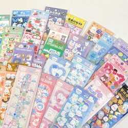 SKYSONIC New Arrival 16pcs/12pcs/7pcs Full Set Series Decorative Stickers Kawaii Kpop Idol Card Album Sticker Korean Stationery