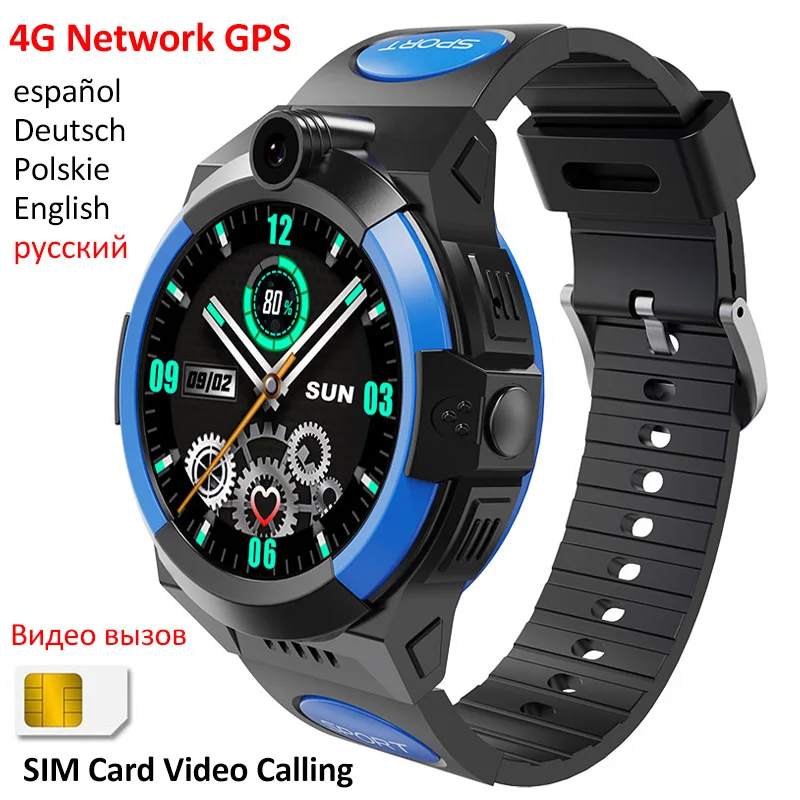 Смарт-часы LT32 сеть 4G SIM-карта видеозвонки GPS WIFI часы с камерой для определения