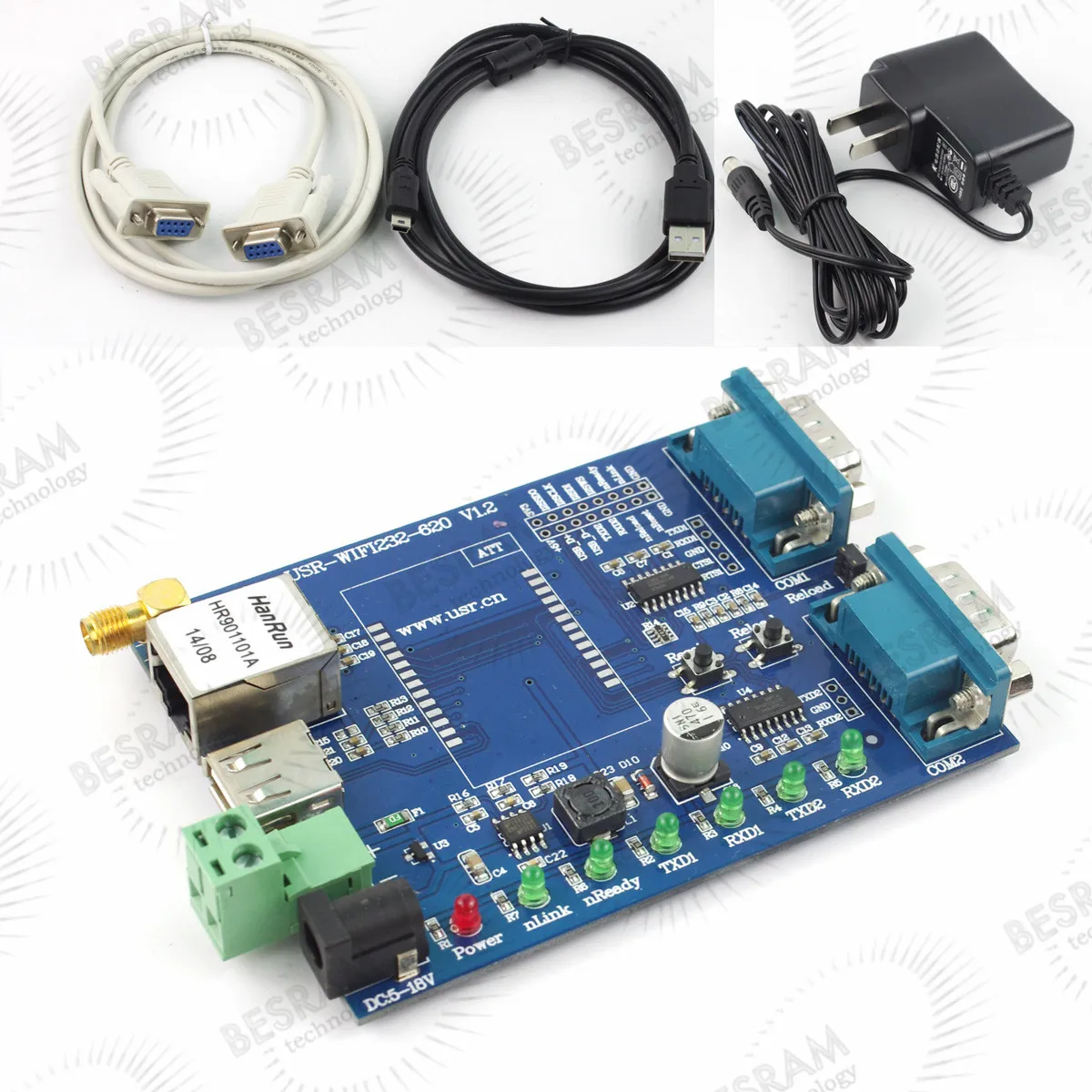 USR WIFI232 620 оценочная плата для Wifi232 C серийный SMT модуль USB|Лазерные фонарики| |