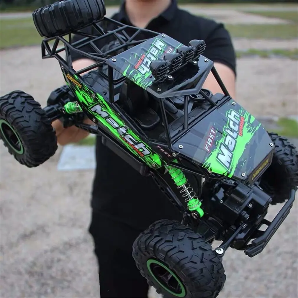 4WD высокоскоростной Сплав беспроводной пульт дистанционного управления автомобиль электрический внедорожный прочный альпинистский Автомобиль 2,4 ГГц беспроводной дрейф грузовик