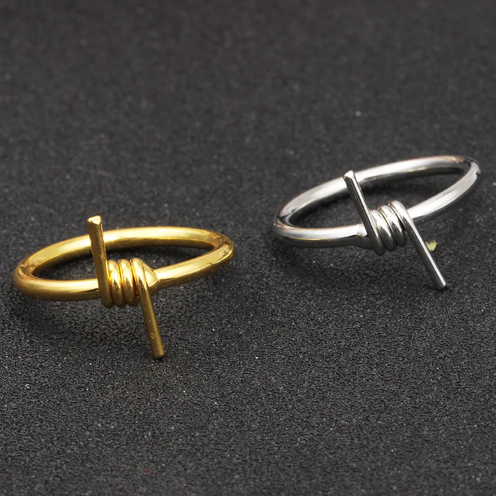 Мужское кольцо в стиле хип-хоп, панк, унисекс, проволочное обмоточное кольцо, металлическое серебряное кольцо для женщин, рок,, ювелирные аксессуары, подарки