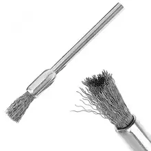 Мини полировка проволока из нержавеющей стали щетка с ручкой и ручкой форма для очистки шлифовки Сварка шлака пятен и ржавчины