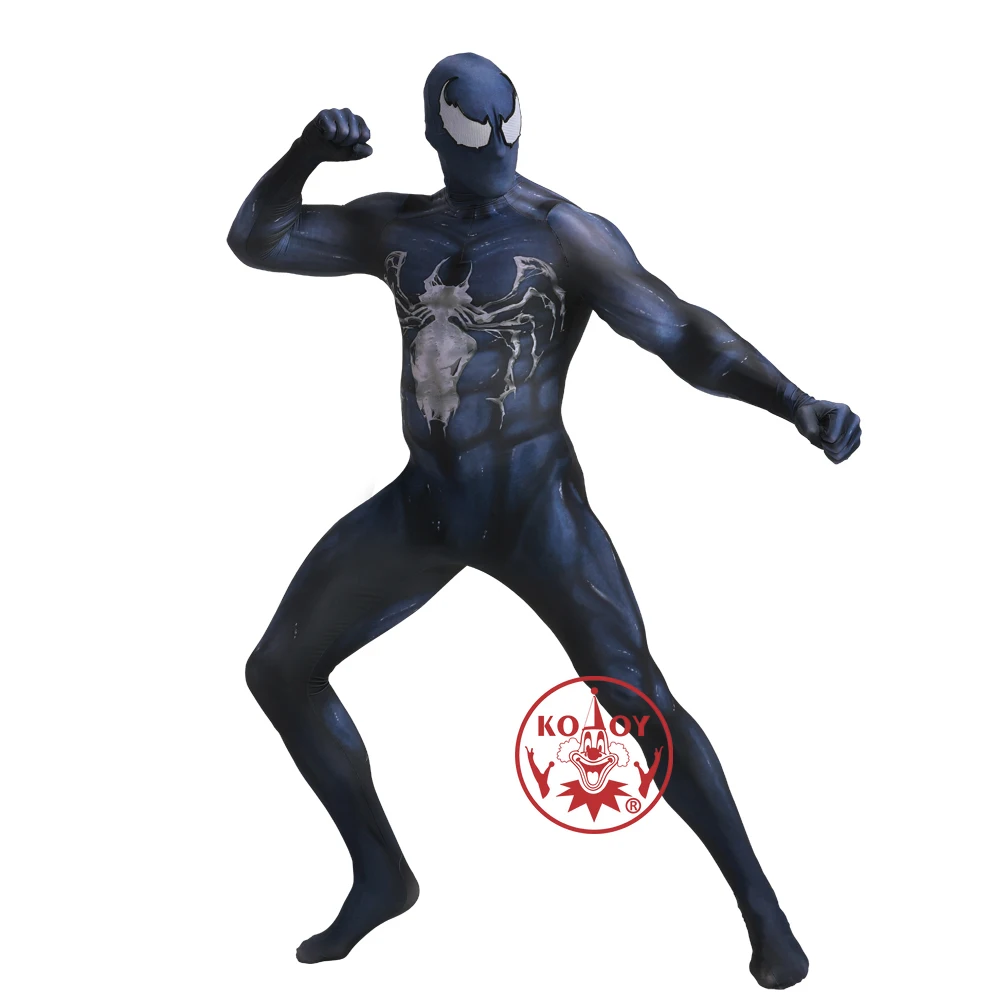 

Marvel Superhero Venom Symbiote Spiderman cosplay Costume Zentai Skin Tight Suits Jumpsuit Halloween Costumes for Adult Kids
