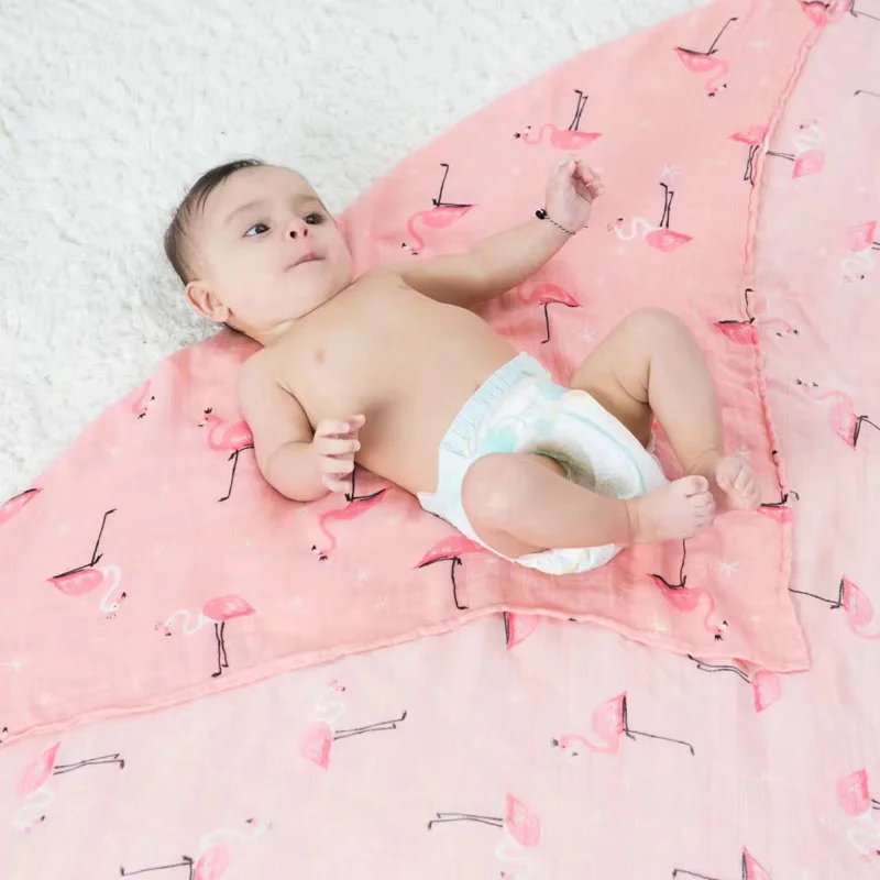 Baby Swaddling Blanket 100% Cotton Bamboo Swaddle Newborn Bath Towel Blankets Multi Designs Functions | Мать и ребенок