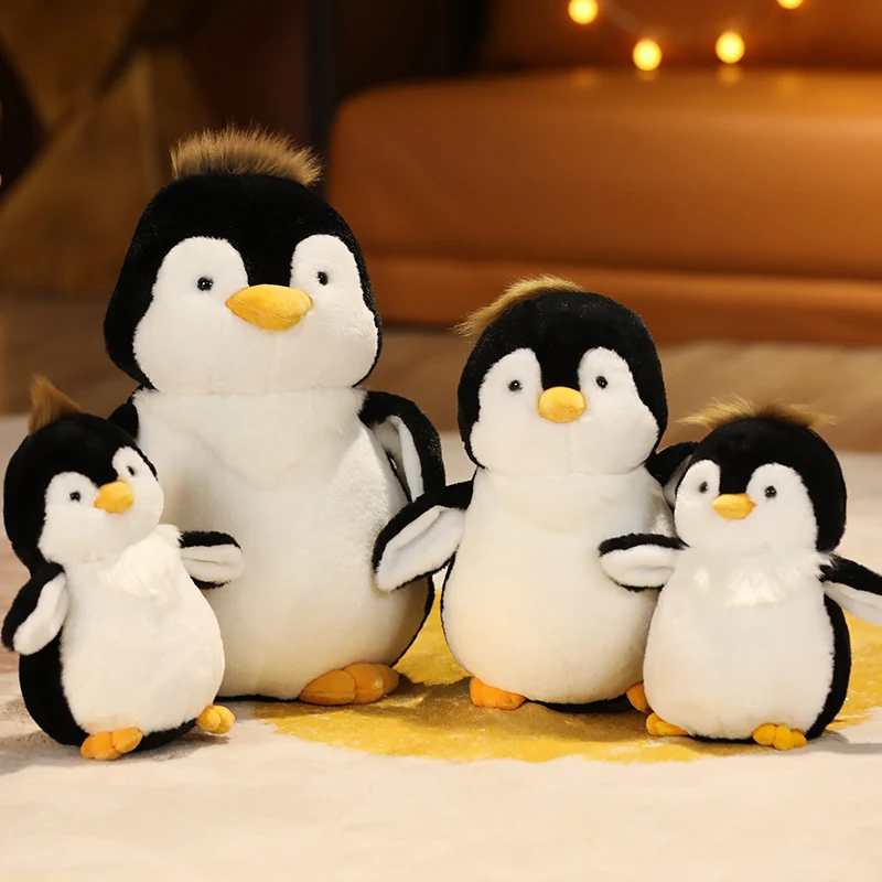 Cute Penguin Plush Soft Toy Stuffed Animal Doll Pillow Kid Xmas Birthday Gift uk 