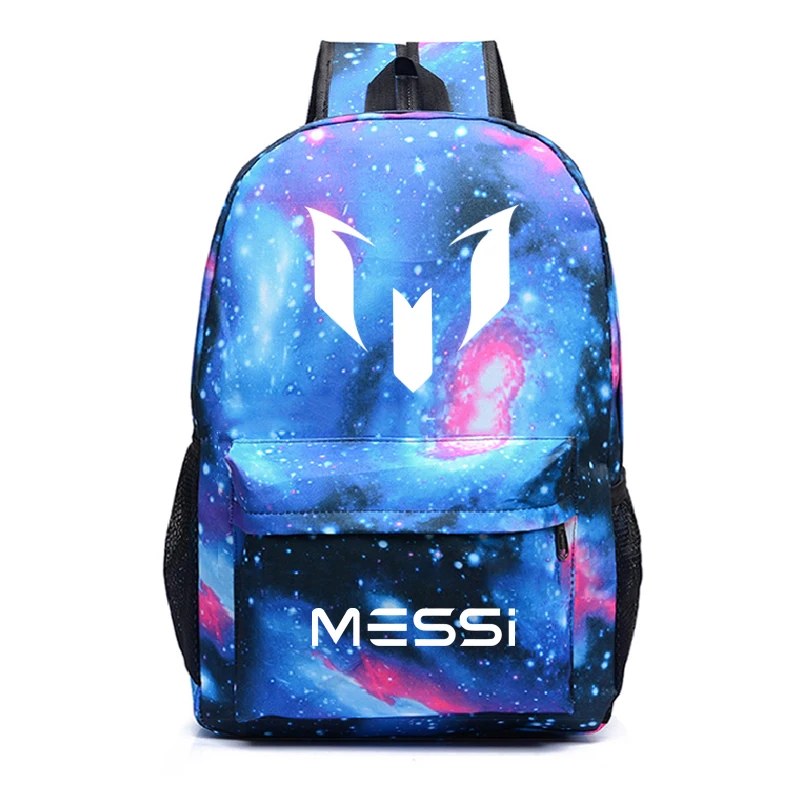 Высококачественный школьный рюкзак Messi, школьный рюкзак, модный рюкзак с новым рисунком для ноутбука, мужской и женский туристический рюкзак