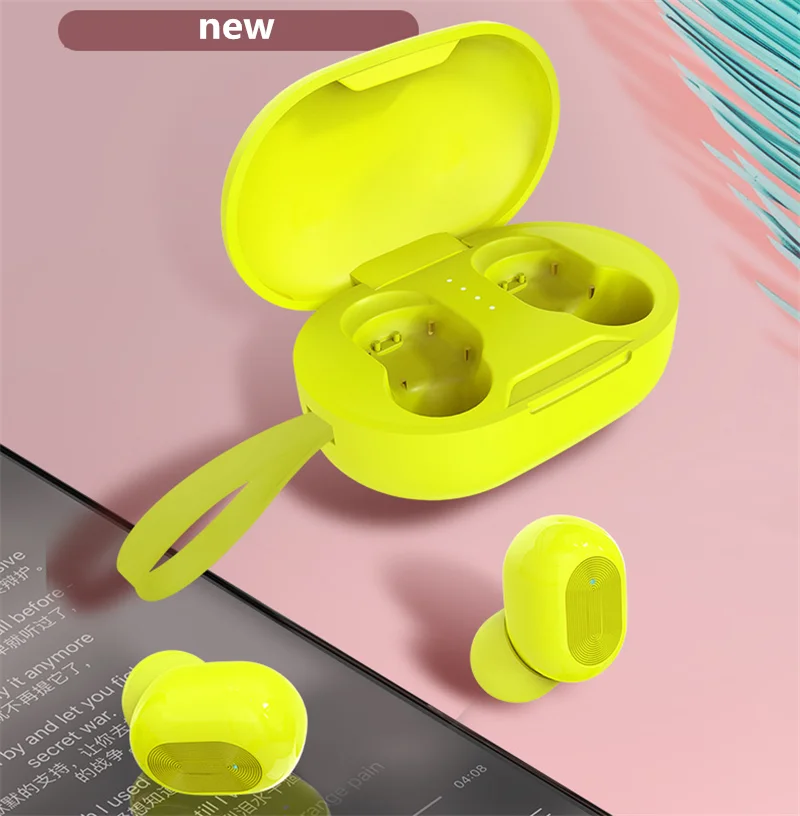 

Colorful Wireless Bluetooth V5.0 Headphones 12 Hours HIFI Earphones Earbuds 3D Stereo Gaming Sport Headset with charging case