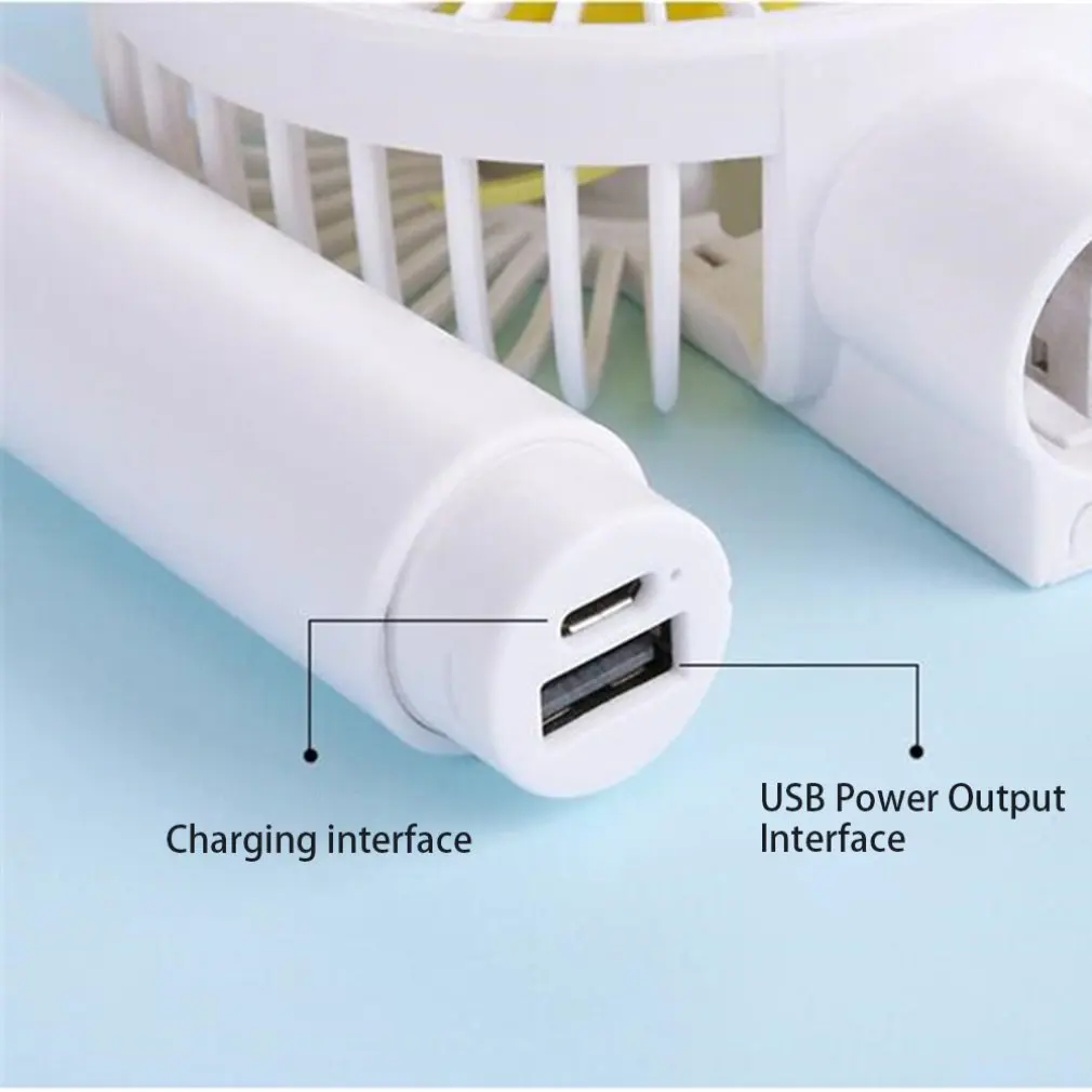 Портативный ручной вентилятор с перезаряжаемой встроенной батареей Usb порт дизайн удобный мини-вентилятор для умного дома