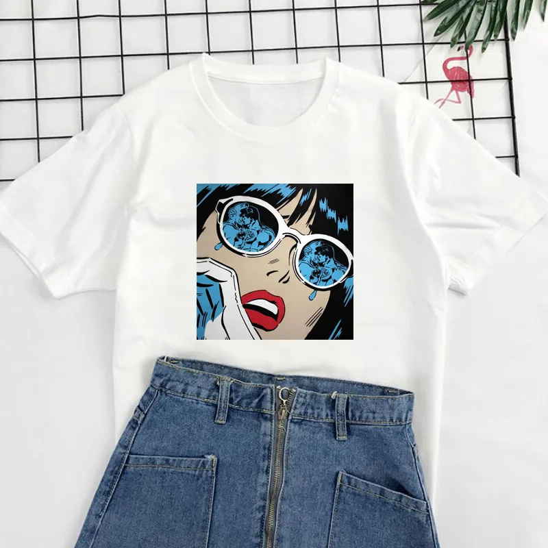 ZSIIBO  2019 new summer big boy girl funny funny shirt Batman and catwoman kiss crying round neck cotton T-shirt