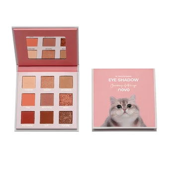 

NOVO I'M YOUR LITTER DARLING Eyeshadow Pallete Long Lasting Matte Glitter Eye Shadow Waterproof Nude Eye Pigment Makeup Palette