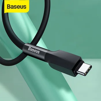 

Baseus Silica Gel USB Type C Cable Quick Charge 3.0 USB C Cable for Huawei P40 Samsung S20 S10 Type C Cable Phone Cord USB Wire