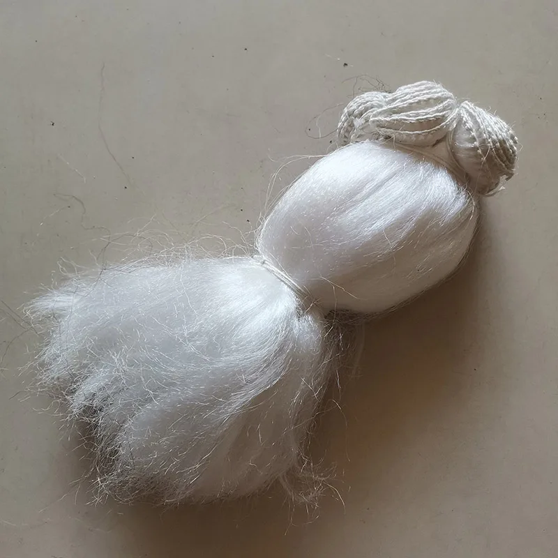 Pompon Lance Kung Fu – Crins De Cheval, Rouge Blanc Et Noir, Arts Martiaux