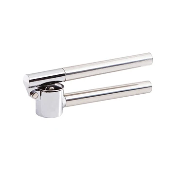 

New Heavy Duty Stainless Steel Garlic Squeeze Press Portable Kitchen Tools Fast Breaks Down Cloves Garlic