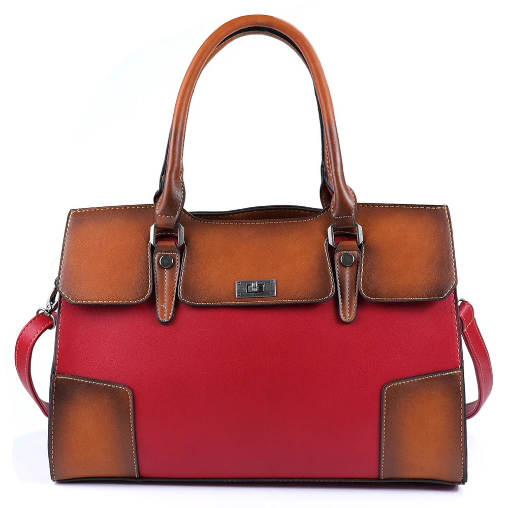 Большая вместительная женская сумка, винтажная натуральная кожа, женская большая сумка-мессенджер, повседневная сумка-тоут, роскошная дорожная деловая сумка на плечо