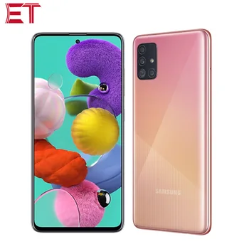 Global Version Samsung Galaxy A51 A515F/DSN Mobile Phone 6GB RAM 128GB ROM Octa Core 6.5"1080x2400 4000mAh 4Camera NFC Android10